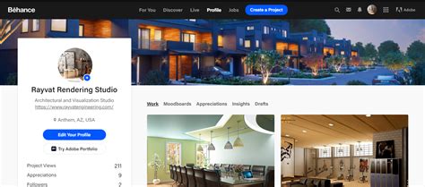 behance|Top 5 Websites for Archviz Enthusiast .